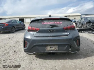 2019 Hyundai Veloster Turbo R-Spec with VIN KMHTH6AB5KU009504, listed as a Copart auction lot 42144805 with 123,967 mi miles and Salvage Title. Bid and sale history available at carsss.com. Image 6.