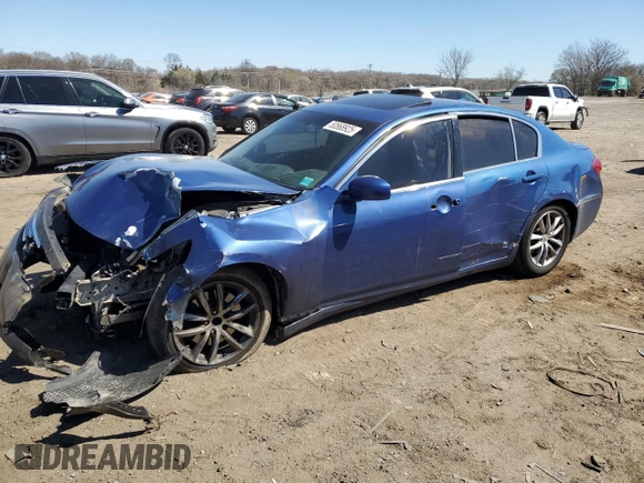 2007 Infiniti G35 Sedan Journey with VIN JNKBV61E77M719853, listed as a Copart auction lot 50568925 with 212,077 mi miles and Salvage Title. Bid and sale history available at carsss.com. Image 1.