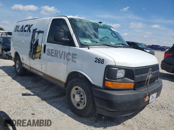 2017 Chevrolet Express Cargo with VIN 1GCWGAFF9H1342804, listed as a Copart auction lot 65821995 with 199,140 mi miles and Salvage title. Bid and sale history available at DreamBid. Image 7.