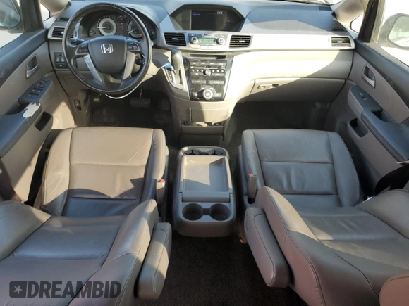 2012 Honda Odyssey EX-L with VIN 5FNRL5H66CB146350, listed as a Copart auction lot 55428555 with 171,207 mi miles and Salvage Title. Bid and sale history available at DreamBid. Image 8.