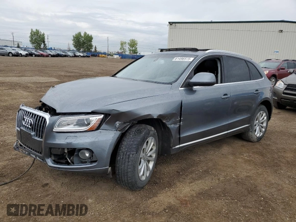 2013 Audi Q5 Premium z VIN WA1LFCFP2DA063385, wystawiony jako Copart lot #61496975 z przebiegiem 222 120 mil mil oraz Szkoda całkowita • Salvage title. Historia ofert i sprzedaży dostępna na DreamBid. Obrazek 1.