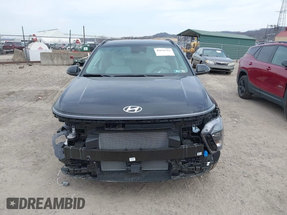 2025 Hyundai Kona SEL Convenience with VIN KM8HCCAB6SU189627, listed as a IAAI auction lot 41836762 with 994 mi miles and . Bid and sale history available at DreamBid. Image 13.