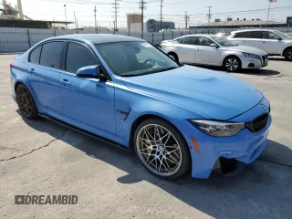 2018 BMW M3 with VIN WBS8M9C53J5K98446, listed as a Copart auction lot 70211713 with 44,999 mi miles. Bid and sale history available at carsss.com. Image 4.