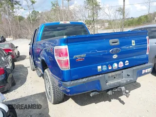 2009 Ford F-150 STX with VIN 1FTRX14899FA26714, listed as a IAAI auction lot 41791715 with 283,000 mi miles. Bid and sale history available at carsss.com. Image 3.