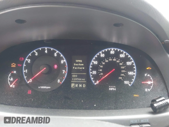 2009 Hyundai Azera Limited z VIN KMHFC46F39A358569, wystawiony jako IAAI lot #42294790 z przebiegiem 118 366 mil mil oraz . Historia ofert i sprzedaży dostępna na DreamBid. Obrazek 7.
