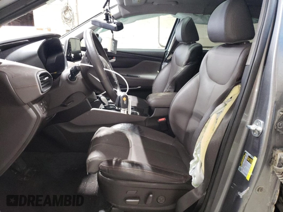 2019 Hyundai Santa Fe Ultimate with VIN 5NMS5CAD2KH135223, listed as a Copart auction lot 52534625 with 93,048 mi miles and Salvage Title. Bid and sale history available at DreamBid. Image 7.