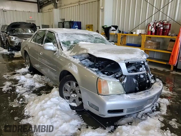 2002 Cadillac DeVille DTS with VIN 1G6KF57912U199809, listed as a Copart auction lot 87372504 with 154,663 mi miles and Salvage Title. Bid and sale history available at carsss.com. Image 11.