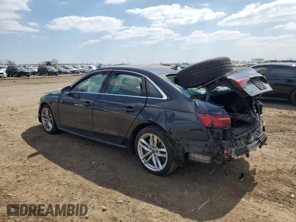 2022 Audi A4 S line Premium Plus z VIN WAUEAAF42NN015240, wystawiony jako Copart lot #52463865 z przebiegiem 56 128 mil mil oraz Szkoda całkowita • Salvage title. Historia ofert i sprzedaży dostępna na DreamBid. Obrazek 2.
