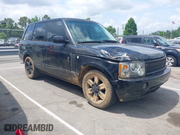 2004 Land Rover Range Rover HSE with VIN SALME11474A148875, listed as a IAAI auction lot 42134760 with Not provided miles and . Bid and sale history available at DreamBid. Image 1.