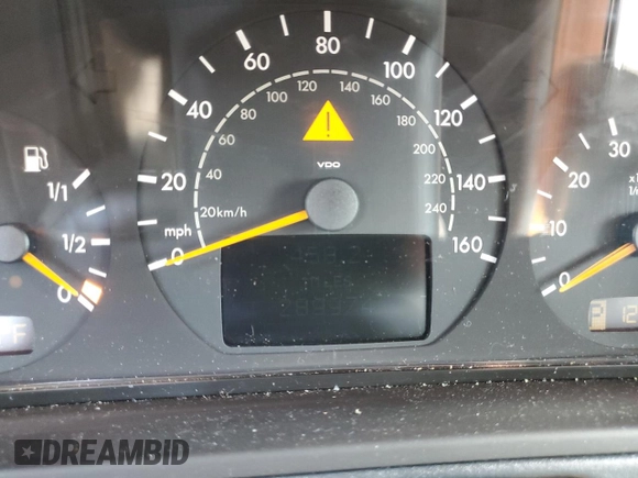 2002 Mercedes-Benz E-Class with VIN WDBJF65J12B393729, listed as a Copart auction lot 59722643 with 289,974 mi miles and Salvage Title. Bid and sale history available at carsss.com. Image 9.