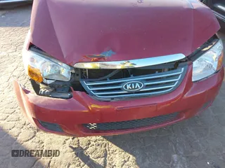 2008 Kia Spectra EX with VIN KNAFE121685532856, listed as a IAAI auction lot 40996849 with 153,194 mi miles. Bid and sale history available at carsss.com. Image 6.