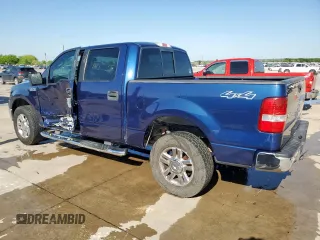2008 Ford F-150 XL with VIN 1FTRW14W78KC53472, listed as a Copart auction lot 52100445 with 161,390 mi miles and Salvage Title. Bid and sale history available at carsss.com. Image 2.
