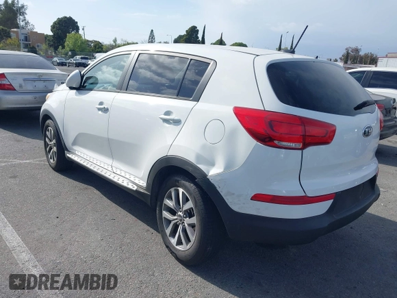 2016 Kia Sportage LX with VIN KNDPB3ACXG7863165, listed as a IAAI auction lot 41955723 with 72,567 mi miles. Bid and sale history available at carsss.com. Image 3.