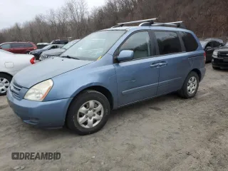 2007 Kia Sedona with VIN KNDMB133476135917, listed as a Copart auction lot 87117314 with 170,681 mi miles and Clean Title. Bid and sale history available at carsss.com. Image 1.