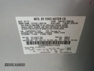 2014 Ford Taurus Limited z VIN 1FAHP2F82EG115503, wystawiony jako Copart lot #64836755 z przebiegiem 111 691 mil mil oraz Szkoda całkowita • Salvage title. Historia ofert i sprzedaży dostępna na DreamBid. Obrazek 12.