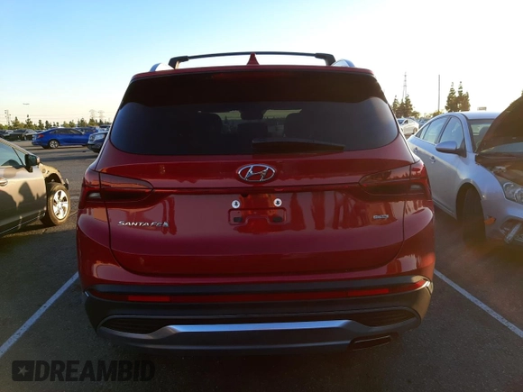 2022 Hyundai Santa Fe SEL with VIN 5NMS3DAJ4NH405784, listed as a Copart auction lot 70556772 with 11,638 mi miles. Bid and sale history available at carsss.com. Image 6.