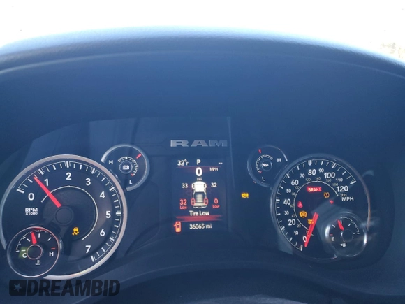 2021 Ram 1500 Lone Star с VIN 1C6RREFT8MN608991, выставлен на аукционе Copart как лот 82835944 с пробегом 36 065 миль миль и Списание • Salvage title. История ставок и продаж доступна на DreamBid. Изображение 9.