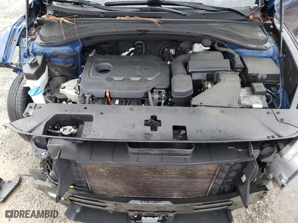 2019 Hyundai Santa Fe SE with VIN 5NMS23AD2KH084640, listed as a Copart auction lot 48397235 with 81,215 mi miles and Salvage Title. Bid and sale history available at carsss.com. Image 12.