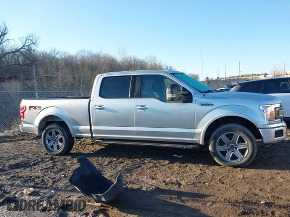 2018 Ford F-150 XL with VIN 1FTFW1EG0JFB44991, listed as a IAAI auction lot 41751140 with 153,051 mi miles. Bid and sale history available at carsss.com. Image 13.