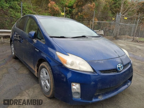 2010 Toyota Prius II with VIN JTDKN3DU3A0122524, listed as a IAAI auction lot 41960254 with 214,195 mi miles and . Bid and sale history available at DreamBid. Image 1.
