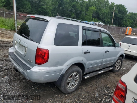 2003 Honda Pilot EX z VIN 2HKYF18763H581343, wystawiony jako Copart lot #60804525 z przebiegiem 236 636 mil mil oraz Szkoda całkowita • Salvage title. Historia ofert i sprzedaży dostępna na DreamBid. Obrazek 3.