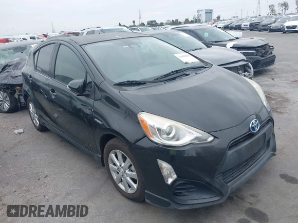 2017 Toyota Prius One with VIN JTDKDTB32H1597017, listed as a IAAI auction lot 42030182 with 56,461 mi miles and . Bid and sale history available at carsss.com. Image 6.