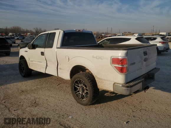 2012 Ford F-150 XL with VIN 1FTFX1ET4CFB75819, listed as a Copart auction lot 47491405 with 122,955 mi miles and Salvage Title. Bid and sale history available at carsss.com. Image 2.