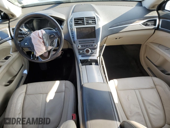 2017 Lincoln MKZ Select with VIN 3LN6L5C99HR604081, listed as a Copart auction lot 53039045 with Not Provided miles and Salvage Title. Bid and sale history available at carsss.com. Image 8.