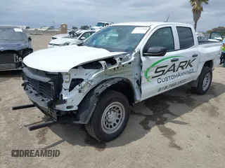 2024 Chevrolet Colorado 2WD Work Truck with VIN 1GCGSBEC9R1264543, listed as a IAAI auction lot 42034900 with 5,810 mi miles and . Bid and sale history available at DreamBid. Image 18.