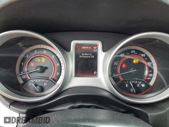 2013 Dodge Journey SE with VIN 3C4PDCAB3DT723547, listed as a Copart auction lot 48140495 with 159,979 mi miles and Salvage title. Bid and sale history available at DreamBid. Image 9.