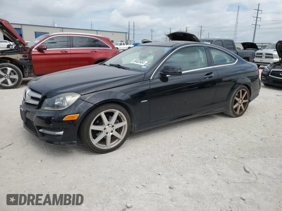 2012 Mercedes-Benz C 250 with VIN WDDGJ4HB5CF926541, listed as a Copart auction lot 59483464 with 81,435 mi miles and Clean title. Bid and sale history available at DreamBid. Image 1.