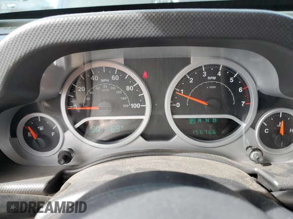 2008 Jeep Wrangler Unlimited Rubicon with VIN 1J4GA69108L501632, listed as a Copart auction lot 48742355 with 156,766 mi miles and Salvage Title. Bid and sale history available at carsss.com. Image 9.