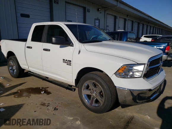 2019 Ram 1500 Tradesman with VIN 1C6RR7FGXKS618578, listed as a Copart auction lot 44181215 with 91,348 mi miles and Salvage title. Bid and sale history available at DreamBid. Image 4.