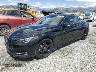 2018 Infiniti Q60 Luxe with VIN JN1EV7EK5JM341353, listed as a Copart auction lot 52008465 with 116,838 mi miles and Salvage Title. Bid and sale history available at carsss.com. Image 1.