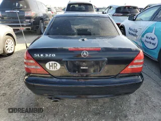 2001 Mercedes-Benz SLK-Class with VIN WDBKK65F51F217396, listed as a Copart auction lot 74339214 with 56,281 mi miles and Salvage Title. Bid and sale history available at carsss.com. Image 6.