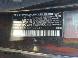 2002 Mercedes-Benz CLK 320/430 with VIN WDBLK65G02T119411, listed as a Copart auction lot 74130314 with Not Provided miles and Non Repairable. Bid and sale history available at carsss.com. Image 13.