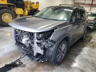 2023 Nissan Pathfinder SL with VIN 5N1DR3CBXPC247732, listed as a Copart auction lot 58088135 with 31,804 mi miles and Salvage title. Bid and sale history available at DreamBid. Image 1.