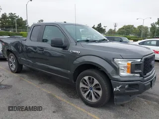 2019 Ford F-150 XL with VIN 1FTEX1CPXKKE50522, listed as a IAAI auction lot 42568406 with 72,281 mi miles and . Bid and sale history available at DreamBid. Image 1.