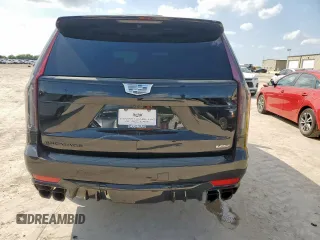 2024 Cadillac Escalade AWD V-Series z VIN 1GYS4HK95RR399949, wystawiony jako Copart lot #59360395 z przebiegiem 6 163 mil mil oraz Szkoda całkowita • Salvage title. Historia ofert i sprzedaży dostępna na DreamBid. Obrazek 6.