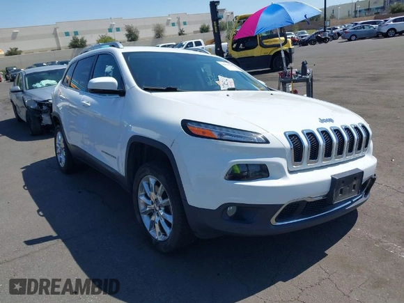2016 Jeep Cherokee High Altitude with VIN 1C4PJLDB0GW249558, listed as a IAAI auction lot 41851549 with 128,638 mi miles. Bid and sale history available at carsss.com. Image 1.