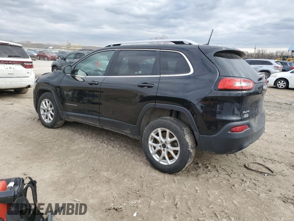 2018 Jeep Cherokee Latitude Plus with VIN 1C4PJMLX6JD515882, listed as a Copart auction lot 46946445 with 106,113 mi miles and Salvage Title. Bid and sale history available at DreamBid. Image 2.