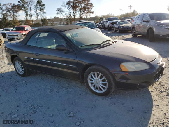 2002 Chrysler Sebring LXi with VIN 1C3EL55R62N279658, listed as a Copart auction lot 84976024 with 0 mi miles and Clean Title. Bid and sale history available at carsss.com. Image 4.