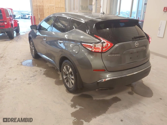 2015 Nissan Murano S with VIN 5N1AZ2MG7FN265843, listed as a IAAI auction lot 41715171 with 187,243 mi miles. Bid and sale history available at carsss.com. Image 3.