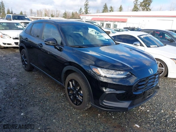 2023 Honda HR-V Sport with VIN 3CZRZ2H55PM749693, listed as a IAAI auction lot 41651539 with 13,411 mi miles. Bid and sale history available at carsss.com. Image 1.