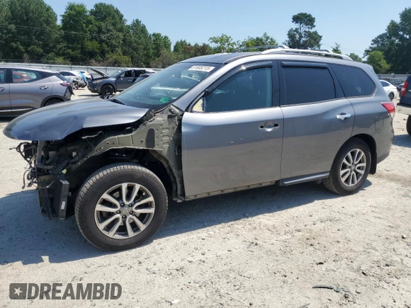 2016 Nissan Pathfinder Platinum with VIN 5N1AR2MN7GC664036, listed as a Copart auction lot 61805215 with 110,409 mi miles and Clean title. Bid and sale history available at DreamBid. Image 1.