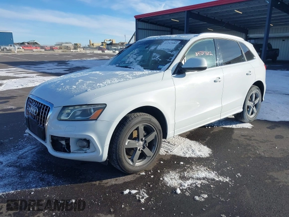 2012 Audi Q5 3.2L Premium Plus with VIN WA1DKAFP3CA128473, listed as a IAAI auction lot 41247682 with 183,373 mi miles. Bid and sale history available at carsss.com. Image 2.