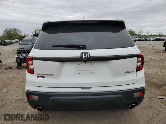 2021 Honda Passport EX-L с VIN 5FNYF8H57MB007146, выставлен на аукционе Copart как лот 53624695 с пробегом 36 266 миль миль и Списание • Salvage title. История ставок и продаж доступна на DreamBid. Изображение 6.
