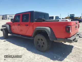 2020 Jeep Gladiator Sport S with VIN 1C6JJTAG7LL206022, listed as a Copart auction lot 57364825 with 89,267 mi miles and Salvage title. Bid and sale history available at DreamBid. Image 2.