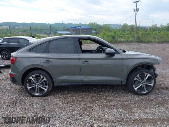 2023 Audi Q5 Sportback S line Prestige with VIN WA16AAFY1P2013875, listed as a IAAI auction lot 42260587 with 19,763 mi miles and . Bid and sale history available at DreamBid. Image 14.