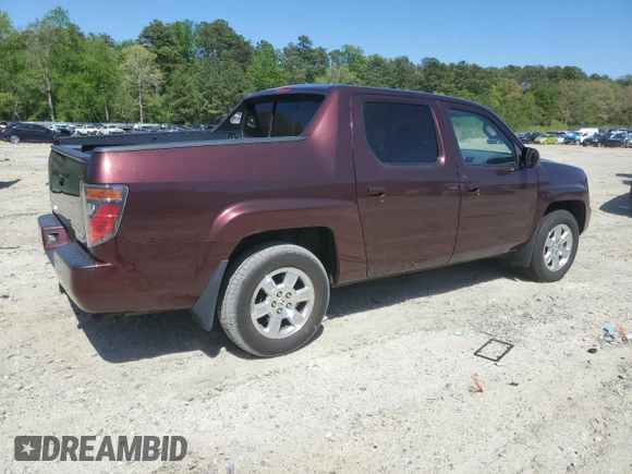 2008 Honda Ridgeline RTL with VIN 2HJYK16568H540381, listed as a Copart auction lot 54991075 with 115,906 mi miles and Clean Title. Bid and sale history available at carsss.com. Image 3.